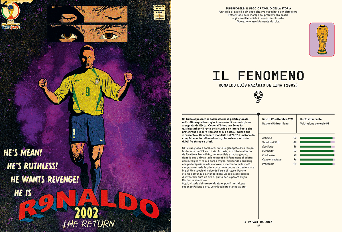 Supereroi del calcio Ronaldo