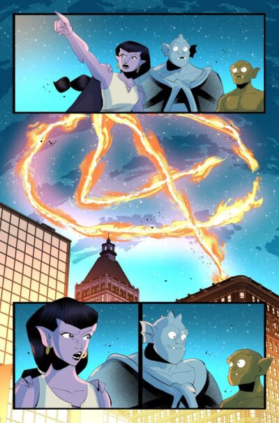 Gargoyles Fantastic Four preview 1 677x1028