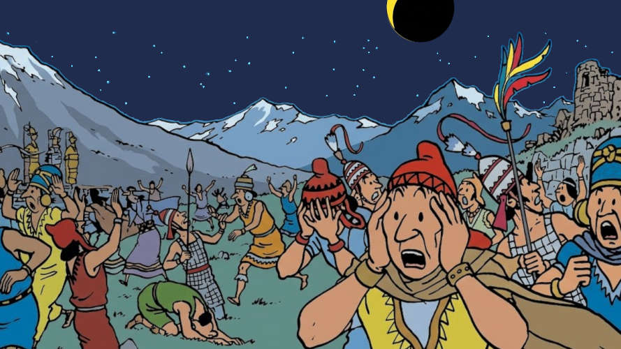 Tintin eclissi inca evidenza newsletter
